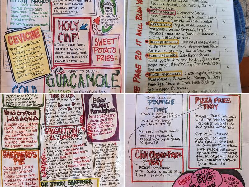 Junkyard Cafe Menu