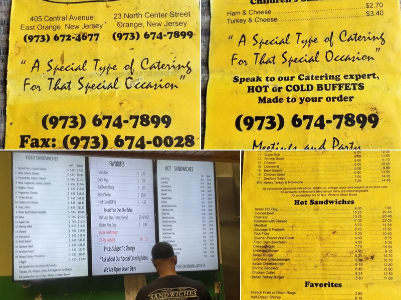 Sandwiches Unlimited Menu