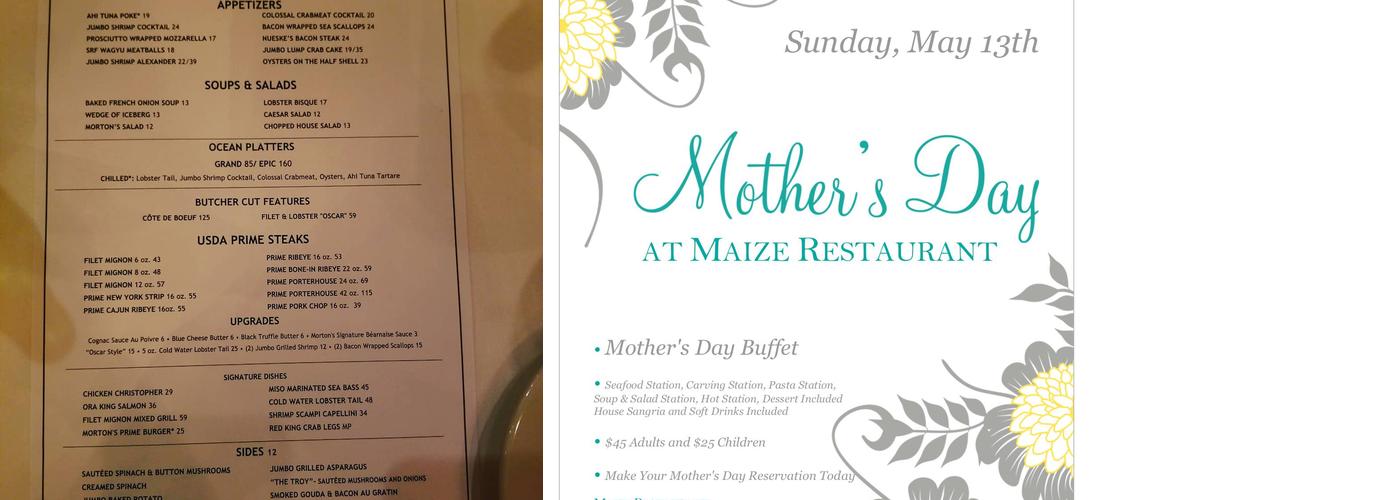 Maize Menu