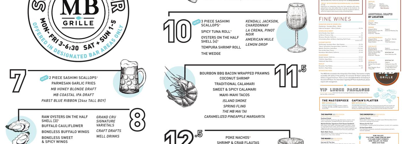 Market Broiler's MB Grille Menu