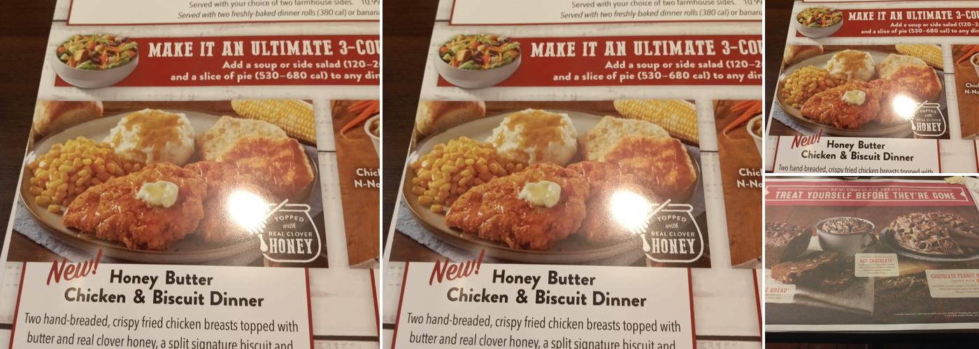Bob Evans Menu