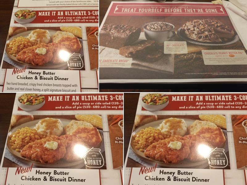 Bob Evans Menu