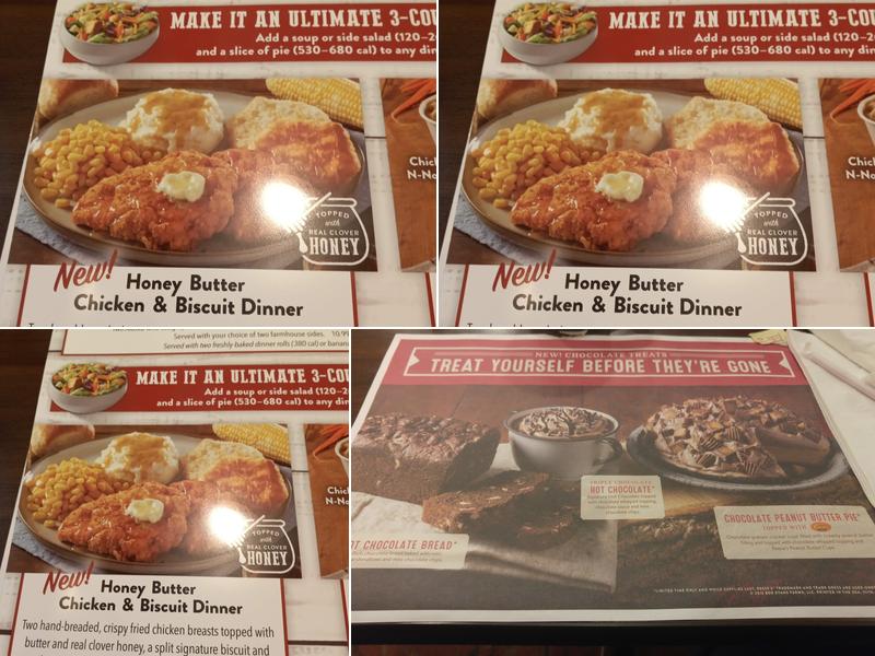 Bob Evans Menu