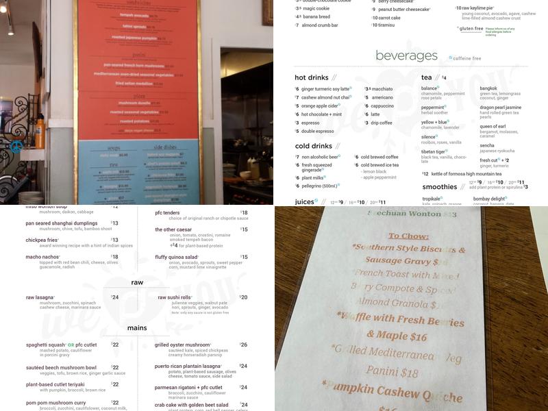 Peacefood - Upper West Side Menu