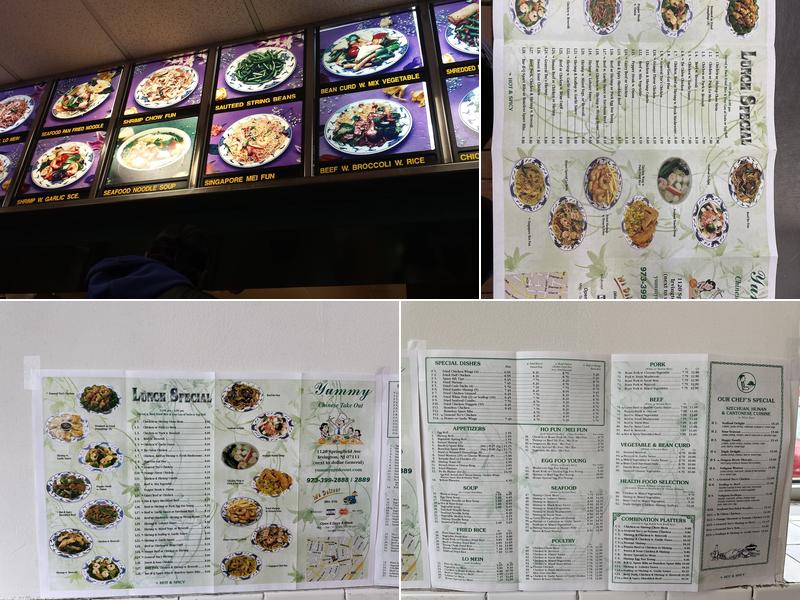 Yummy Chinese Take Out Menu