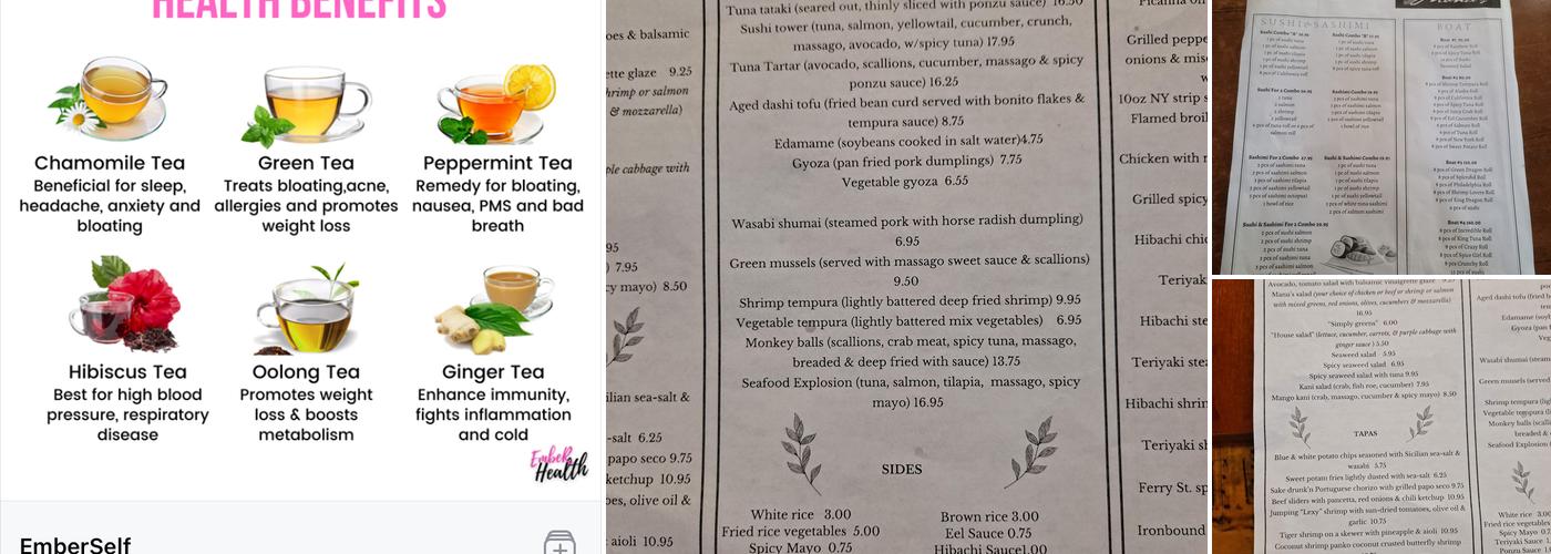 Manu's Kitchen Bar & Sushi Lounge Menu