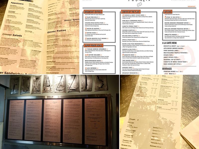 Fugazzis on the Go Menu