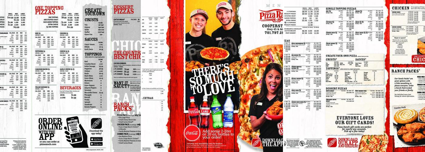 Pizza Ranch Menu