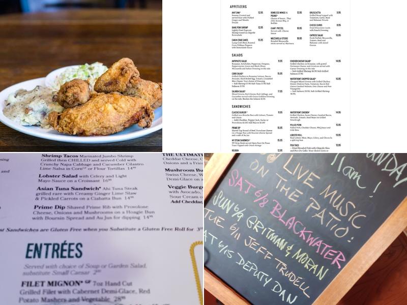 The Waterfront on Brown's Lake Menu