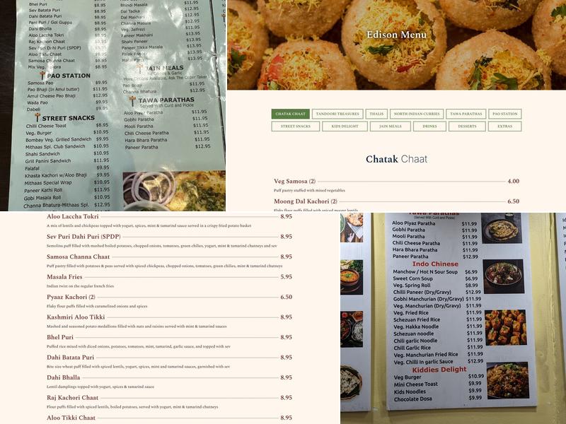 Mithaas Jersey City Menu