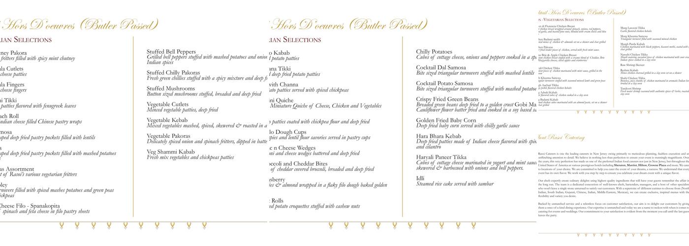 Rasoi Menu