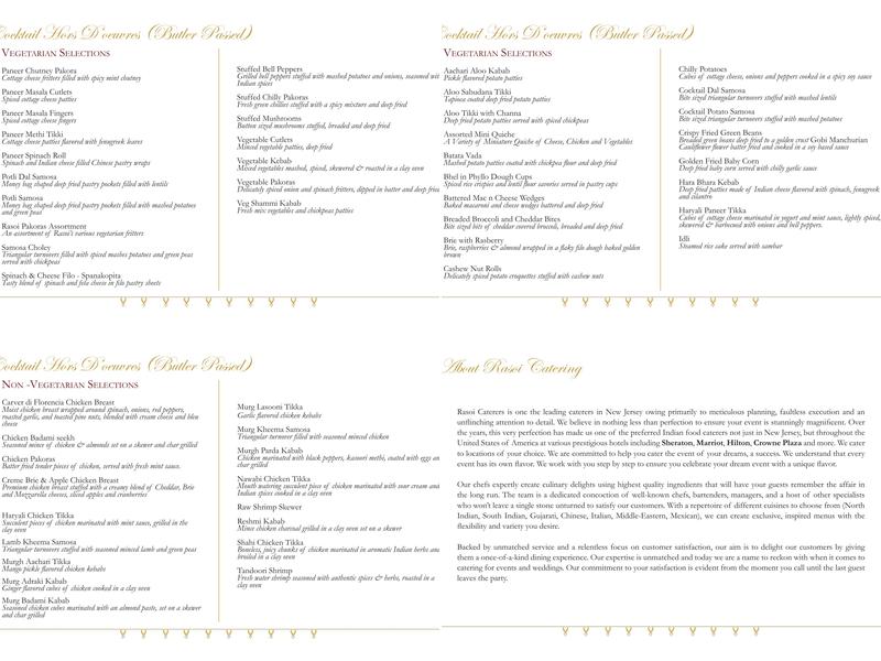 Rasoi Menu