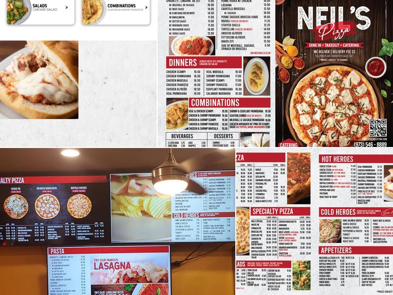 Neil's Pizzeria CLIFTON Menu