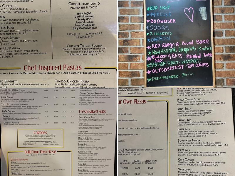 Village Inn Pizza & Sports Grille Menu