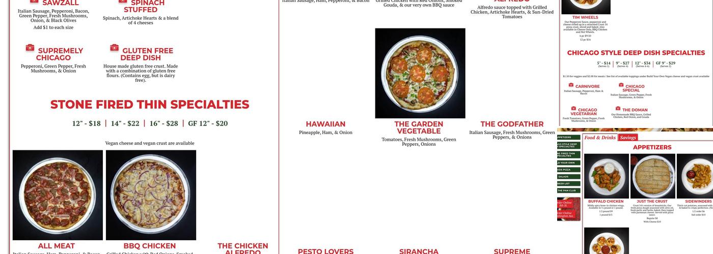 Crust 54 Menu