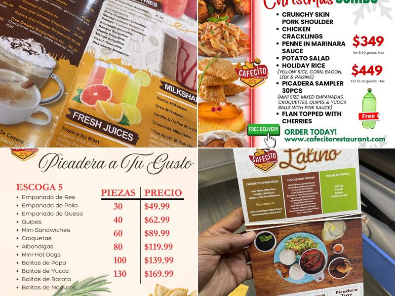 Cafecito Menu