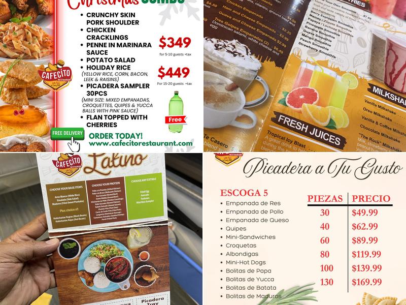 Cafecito Menu