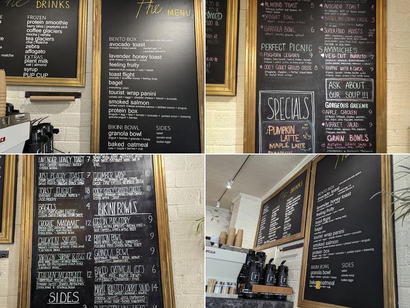 Respite Cappuccino Court Menu