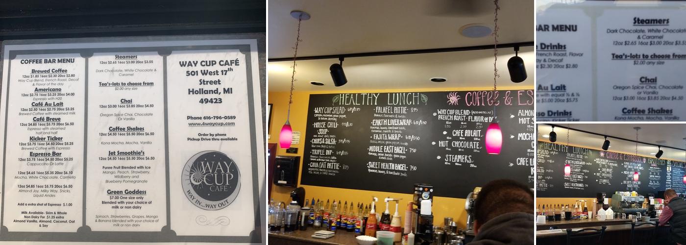 Way Cup Cafe Menu