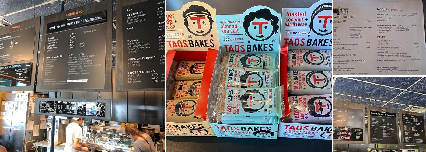 Lemonjello's Coffee Menu