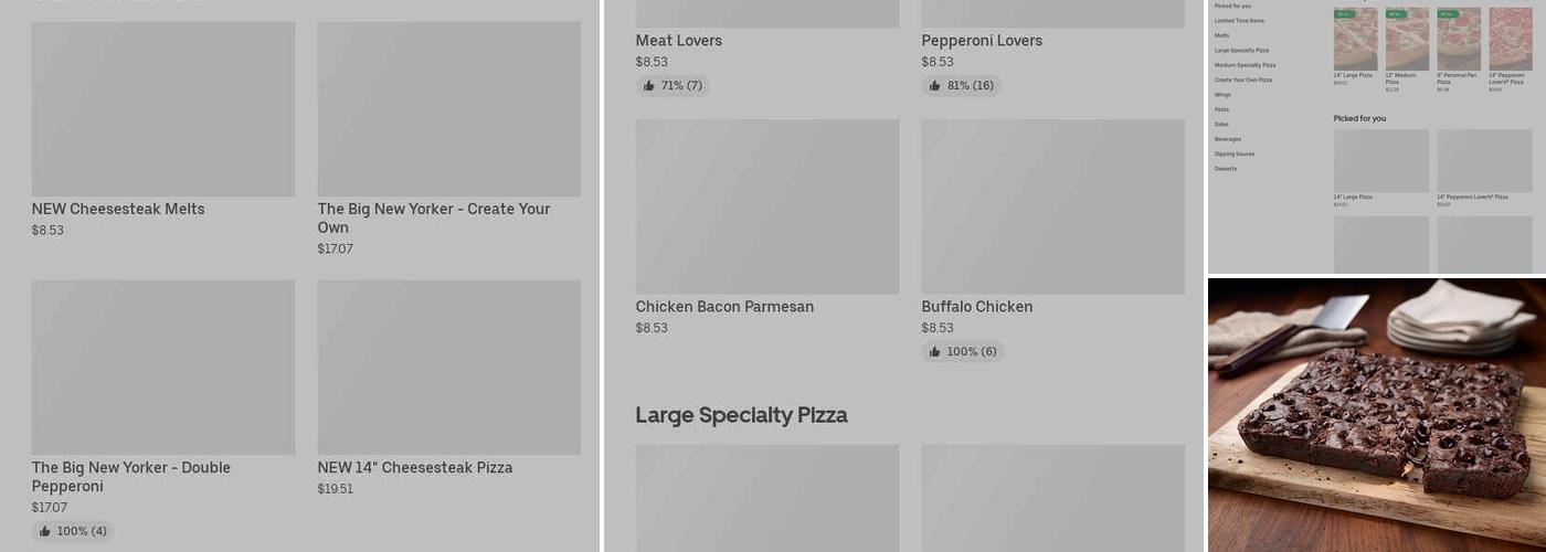 Pizza Hut Menu