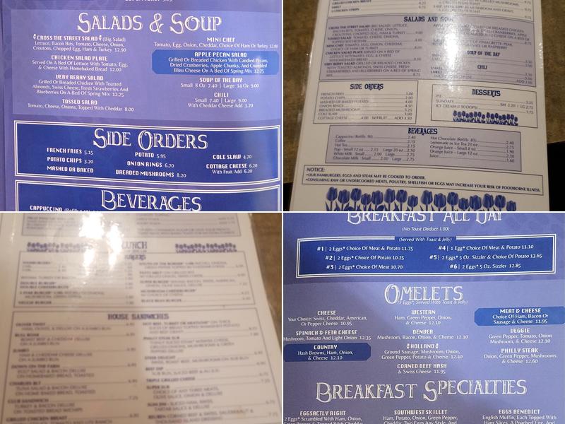 Windmill Restaurant Menu