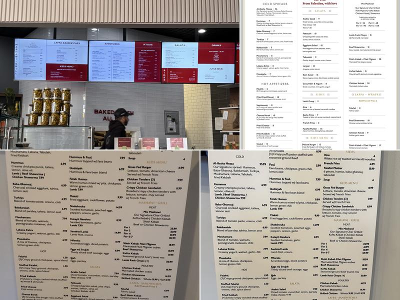 Al-Basha Quick Serve Menu