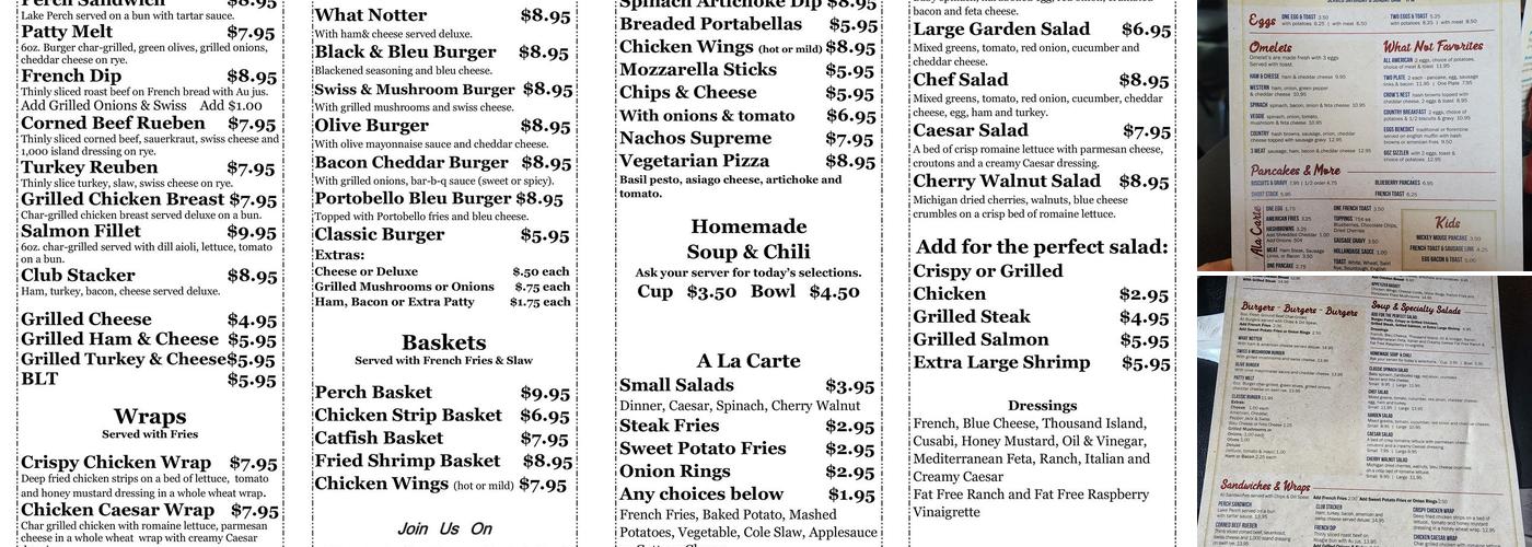 What-Not-Inn Menu