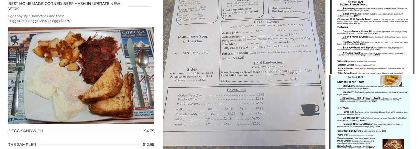 Snyder's Restaurant Menu