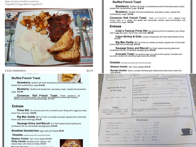 Snyder's Restaurant Menu