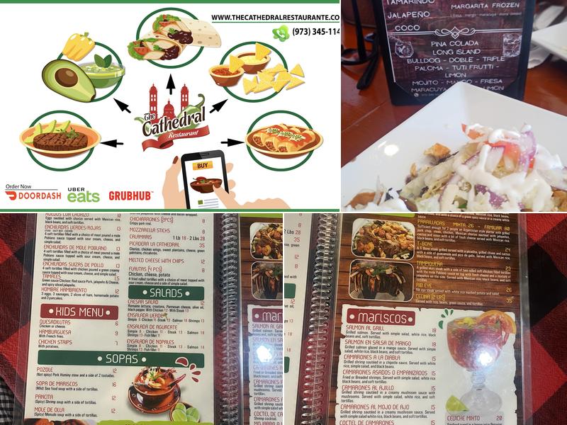 The Cathedral Restaurant Menu