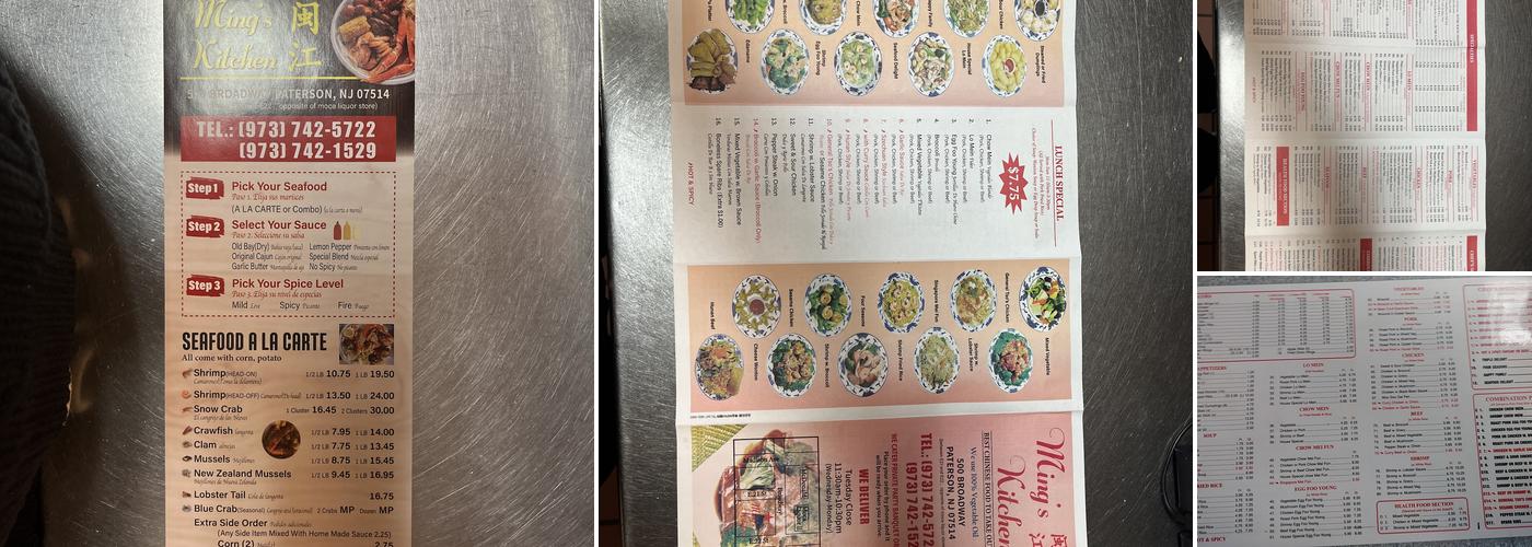 Ming's Kitchen Menu