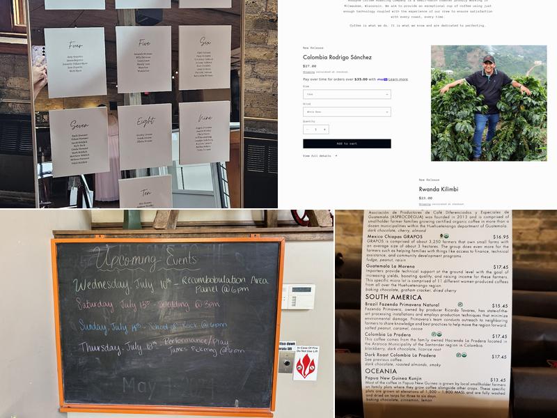 Anodyne Coffee Roasting Co. | Walker’s Point Menu