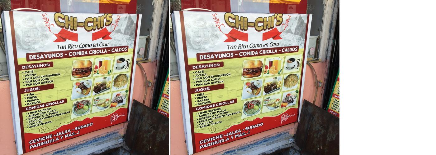 Chi-Chi’s Restaurant Menu