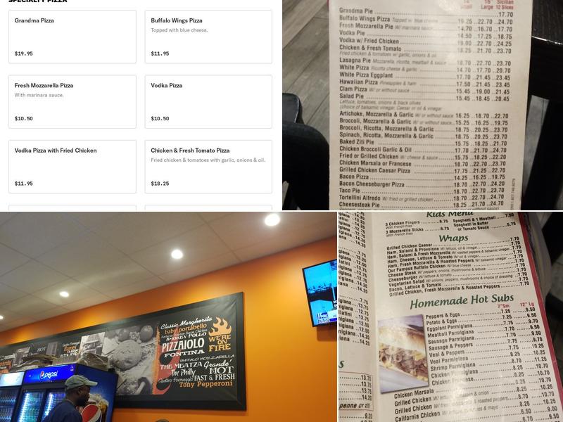 Pasquale's Pizzeria IV Menu