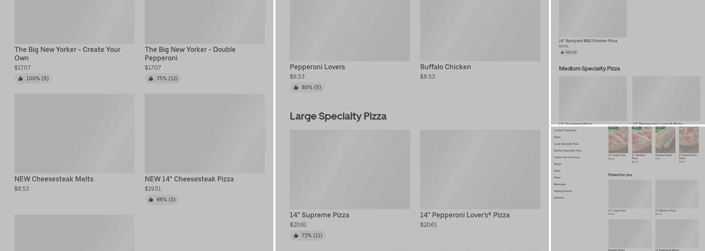 Pizza Hut Menu