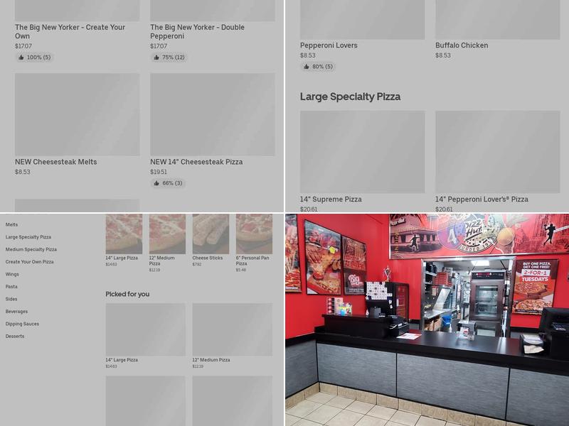 Pizza Hut Menu