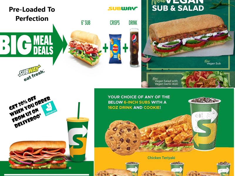 Subway Kenton Menu