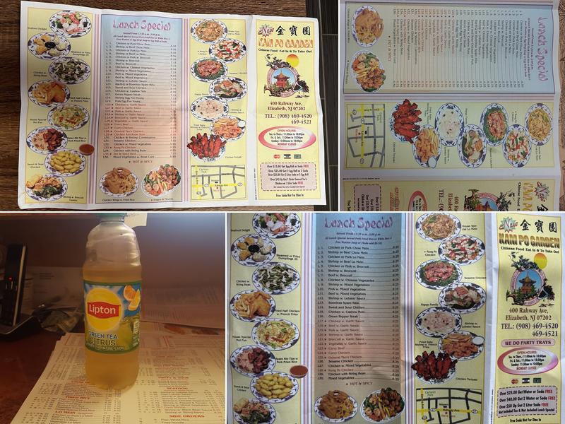 New Kam Po Garden Menu