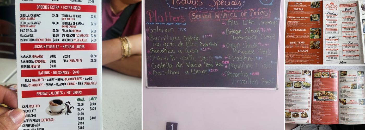 Nano's BBQ Churrasqueira Menu