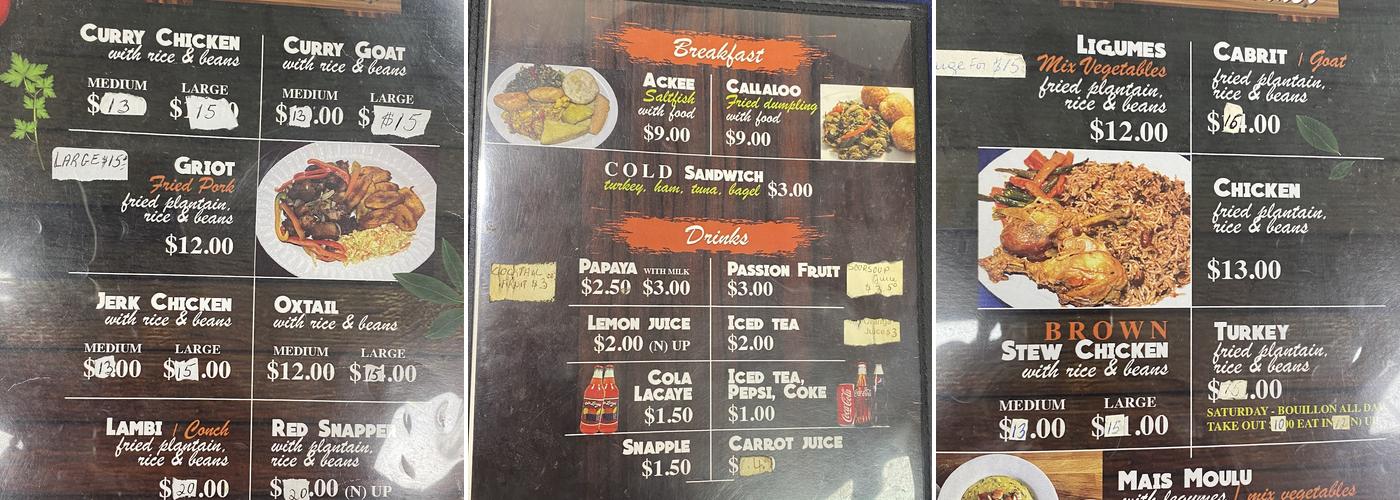 Two Brothers Restaurant Menu
