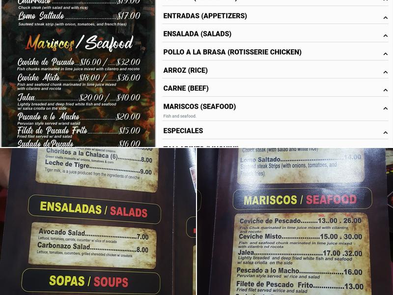 Carbonazo Menu