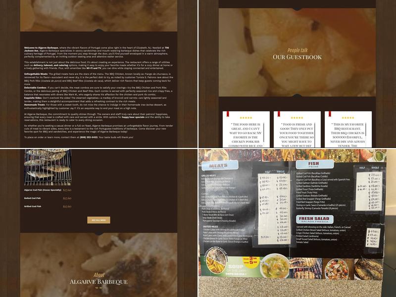 Algarve Barbeque Menu