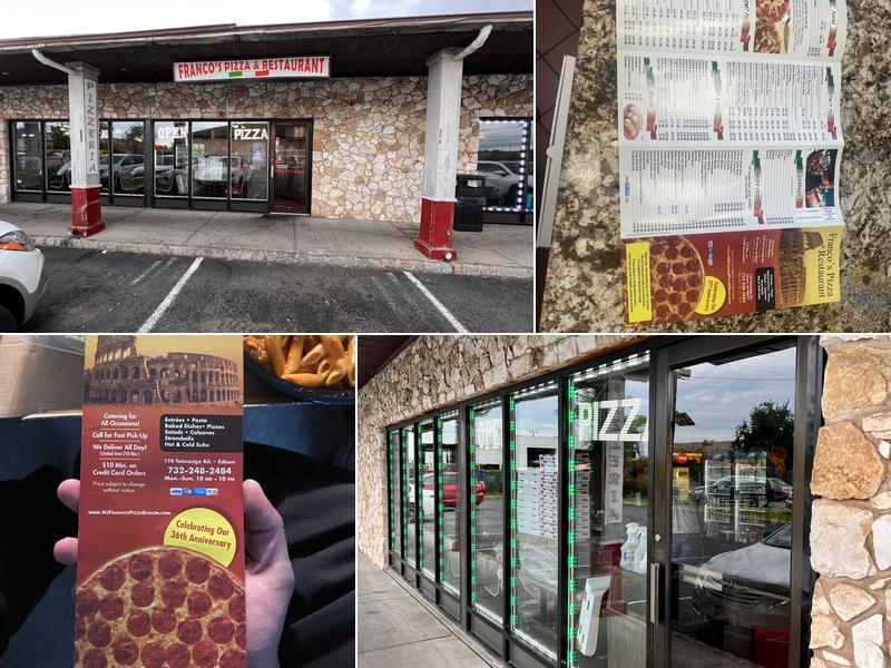 Franco's Pizza 170 Talmadge Rd, Edison