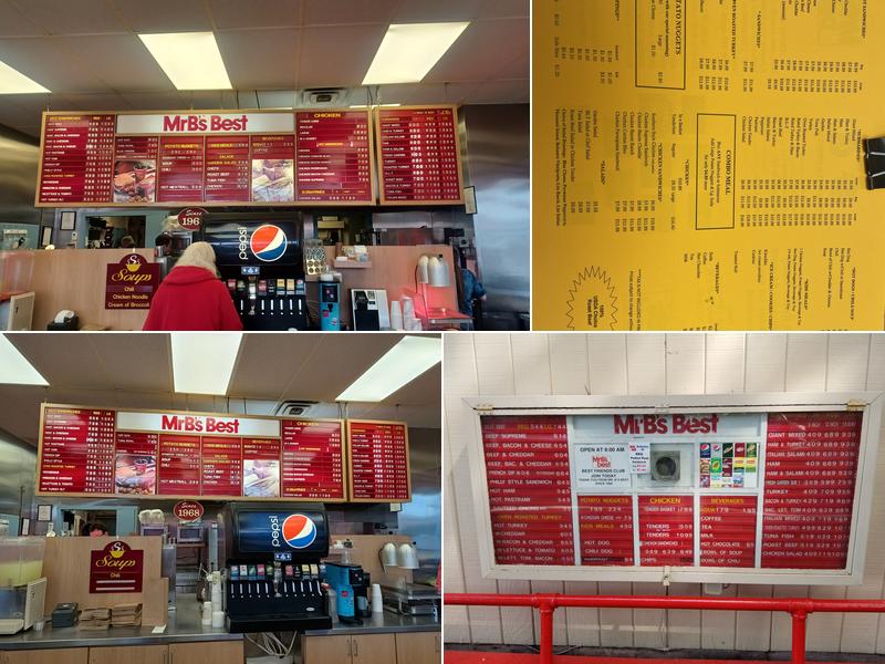 Mr B's Best Beef & Subs Menu