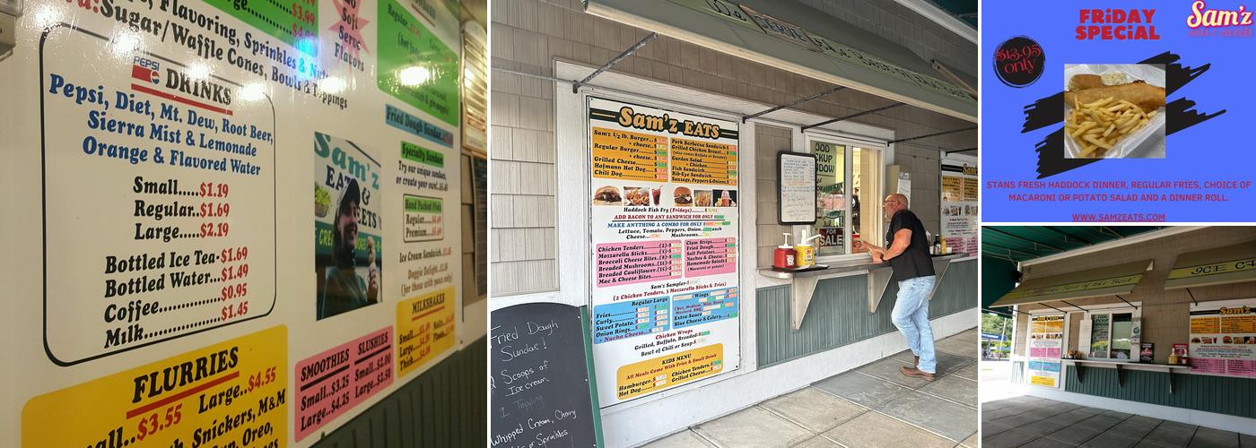 Sam'z Eats & Sweets Menu