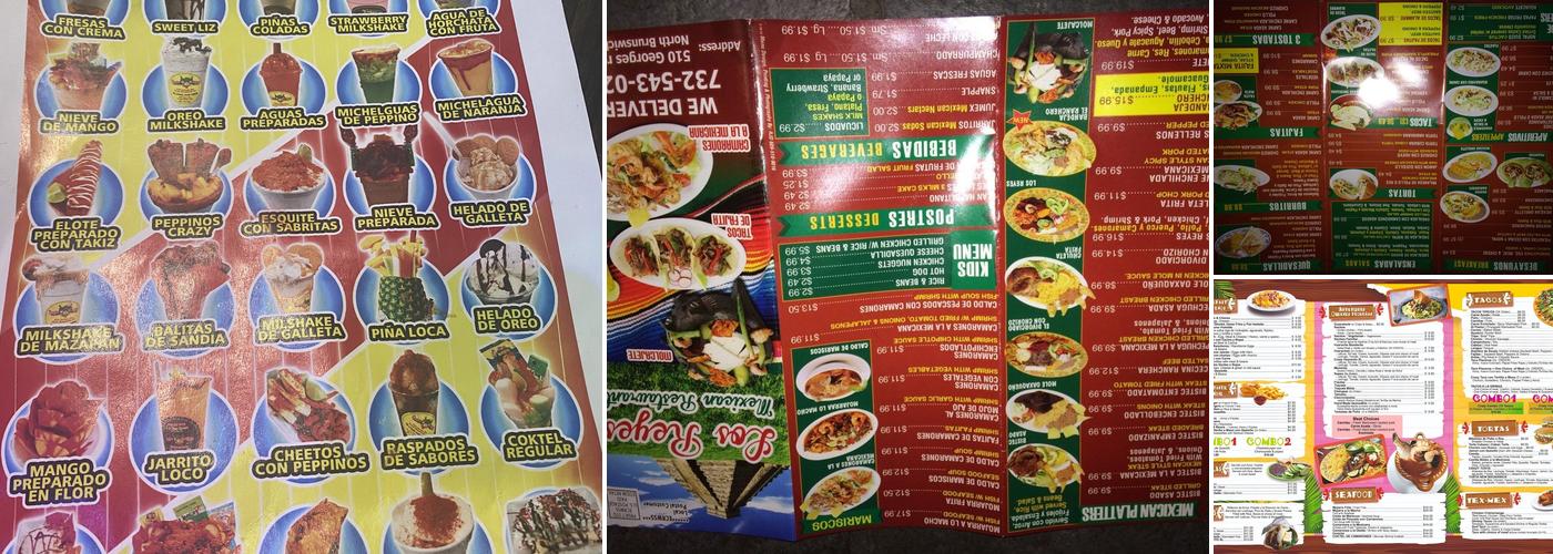 Las Crazy Piñas Restaurant Y Chamoyadas Menu