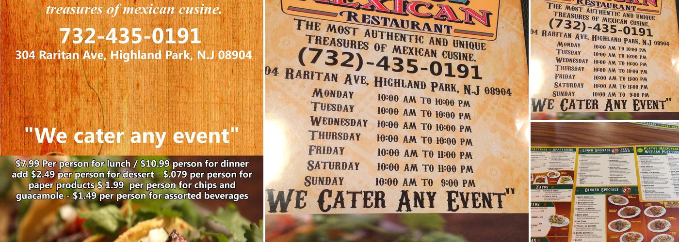 El Sol Menu