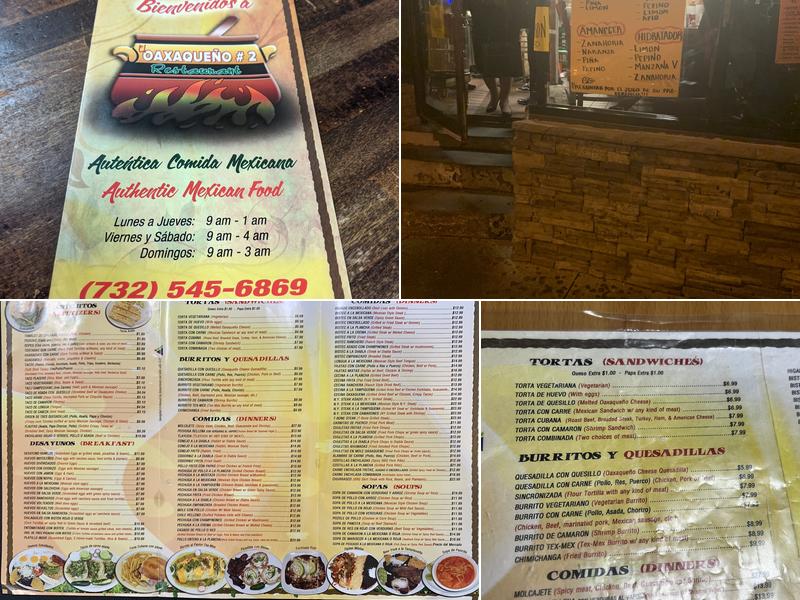 El Oaxaqueño 2 Menu