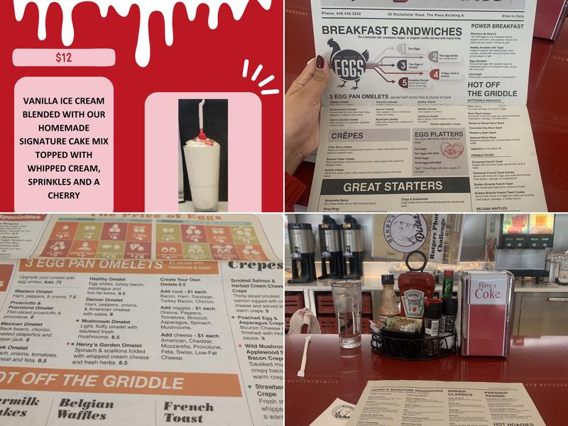 Henry's Diner Menu